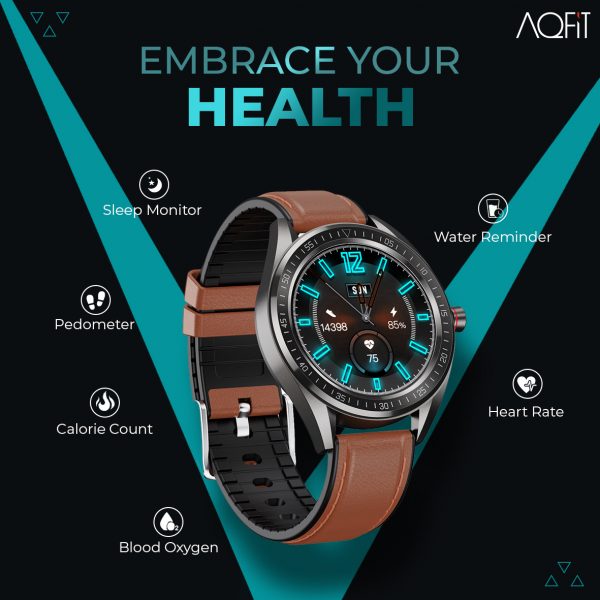 AQFIT W14 Fitness Smartwatch Activity Tracker-3