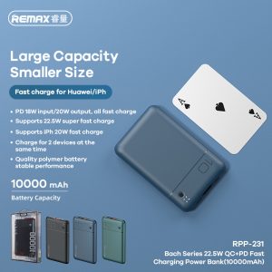 REMAX RPP-231 5A PD 22.5W 10000mAh Powerbank